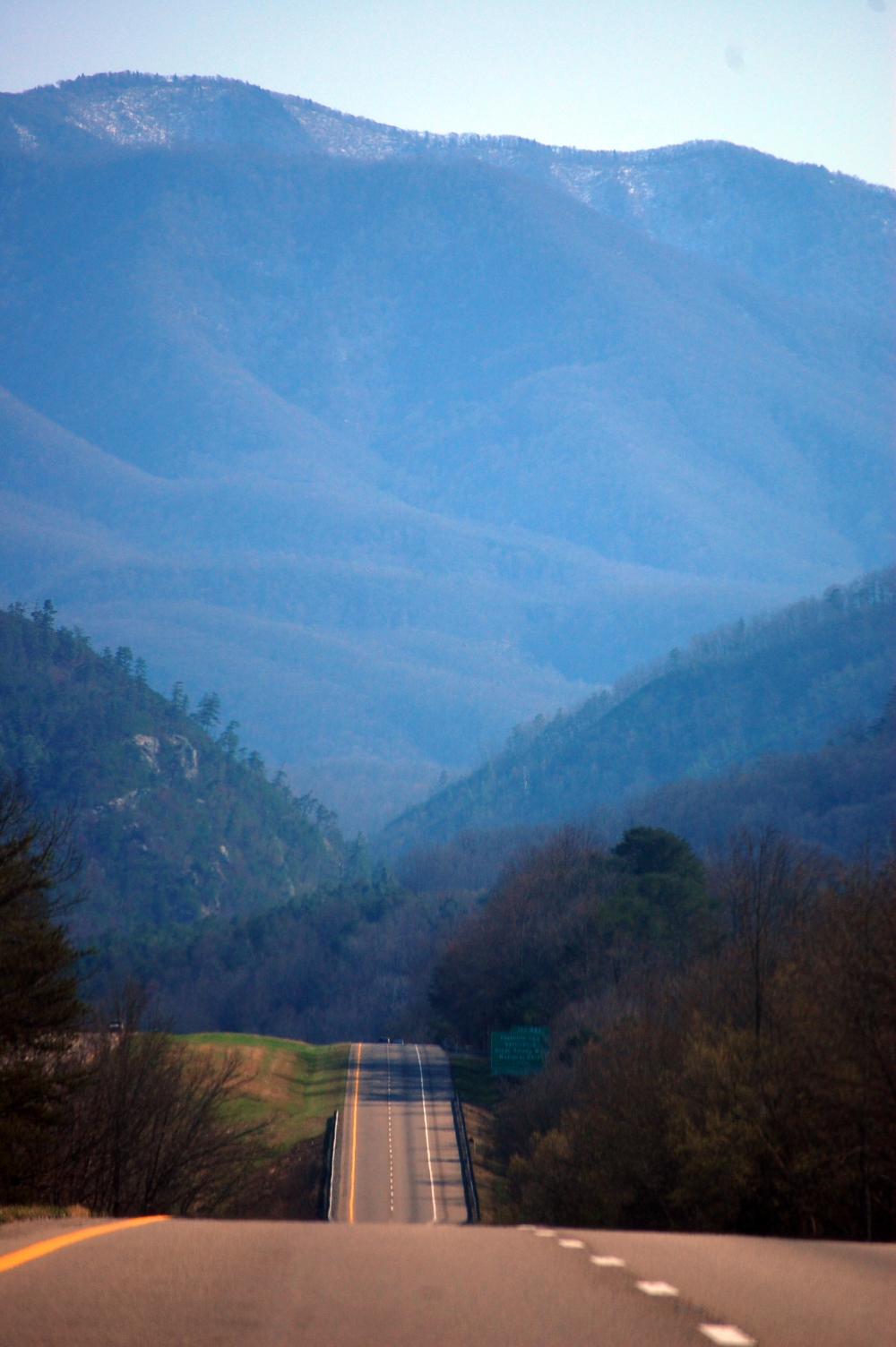 Mountain Road from North Carolina to Tennessee